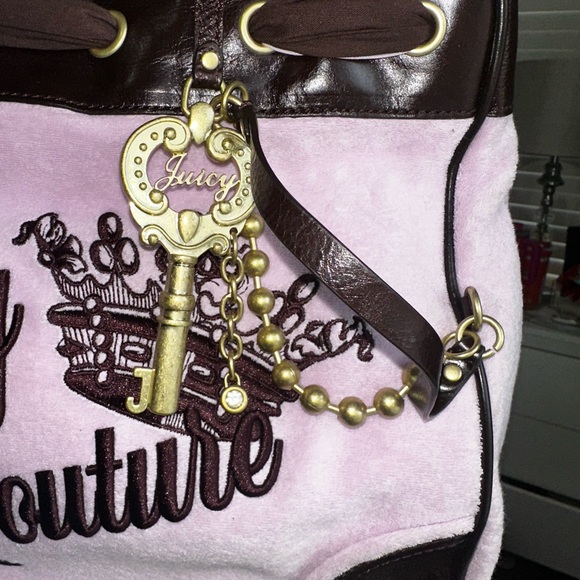 Juicy Couture Pink and Brown Women's Bag - Picture 4 of 6
